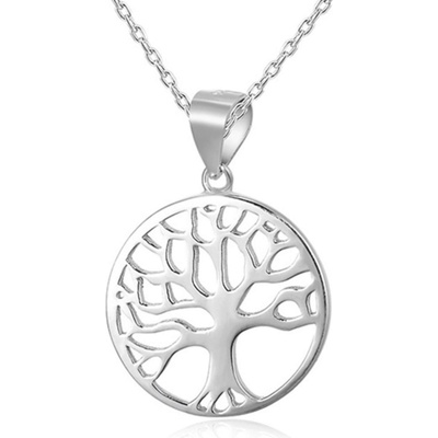 Silenti Jewelry Сребърно колие "Добрина" - Голям талисман - 2.4см