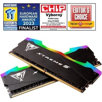 Patriot Viper Xtreme 5 DDR5 32GB 8000MHz CL46 (2x16GB) PVXR532G80C38K