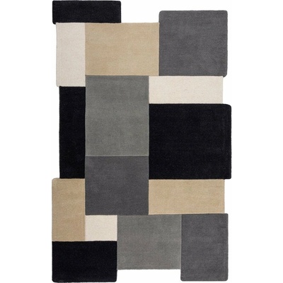 Flair Rugs Abstract Collage Monochrome Šedá