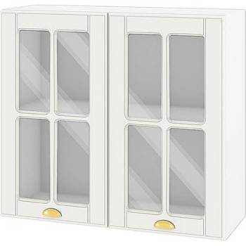 ИРИМ Горен кухненски шкаф Сити БФ-Бяло мат-09-104 80 см