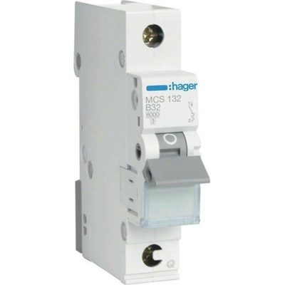 Hager 1-pólový 32 A 400 V MCS132