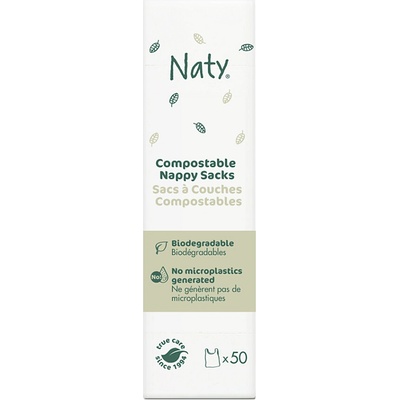 Eco By Naty Vrecká na použité plienky bez vône 50 kusov
