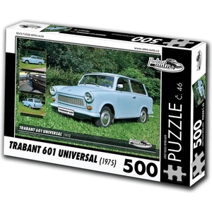 Retro cars - Puzzle Trabant 601 Universal (1975) - 500 piese