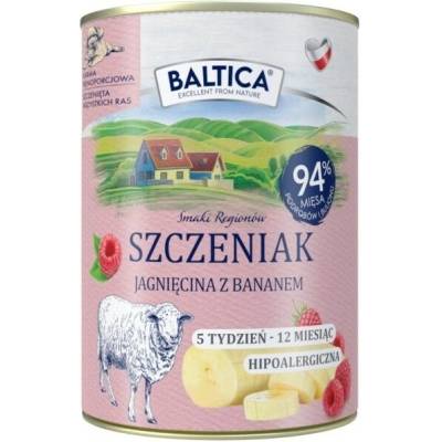 Baltica Smaki regionów Puppy Mono Lamb with banana 400 g