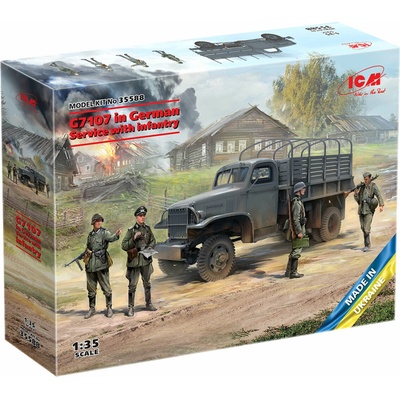 ICM G7107 in German Service with infantry 1:35