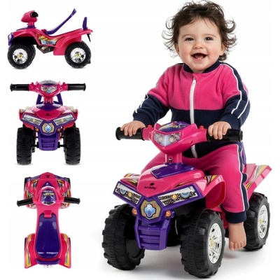 Sun Baby Klouzací auto světle růžové