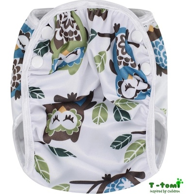 T-Tomi Plenkové plavky white owl / bílé sovy