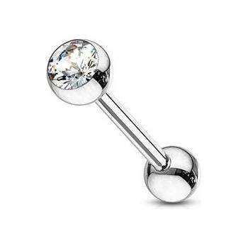 Šperky4U piercing do jazyka kamínek PJ01016-C