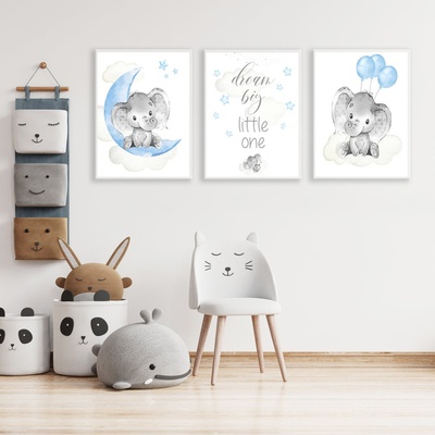 Decono Картини Слонче в Синьо