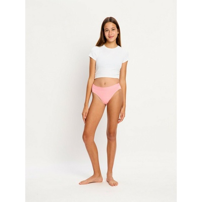 Modibodi dievčenské menštruačné nohavičky Teen Hipster Bikini Moderate Flower Power Pink