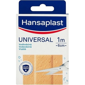 Hansaplast vodeodolná náplasť Universal 1 m x 6 cm