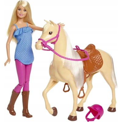 Barbie základný kôň FXH13
