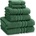 Catherine Lansfield Хавлиена кърпа Catherine Lansfield Zero Twist Cotton 6 Piece Towel Bale Set - Dark Green