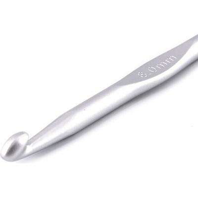 Prima-obchod Háček na háčkování vel. 6; 7; 8; 9, barva 2 (8 mm) stříbrná