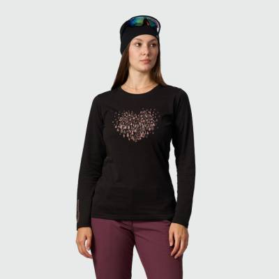 Northfinder Tr-6070Or Damen T-Shirt Aus Bio-Baumwolle Ange Černá