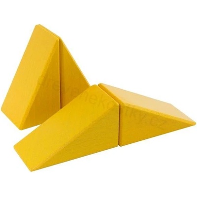 DrKO Dřevěná stříška B 1ks žlutá