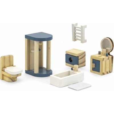 Viga Toys PolarB Sada koupelnového nábytku do domečku pro panenky