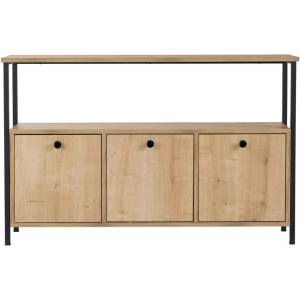 Kalune Design Конзолна маса с дъбов декор в светло естествен цвят 29, 5x120 cm Solace - Kalune Design (241NRD1341)