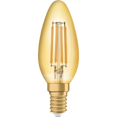 Osram Vintage 1906 LED žiarovka sviečka Vintage, 4 W, 410 lm, teplá biela, E14