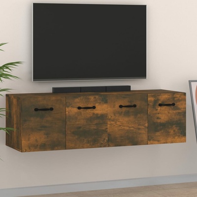 vidaXL Nástěnné skříňky 2 ks 80 x 35 x 36,5 cm kompozitní dřevo [3115648] kouřový dub