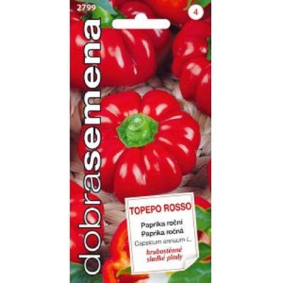 Paprika ročná Topepo Rosso Dobrá semena