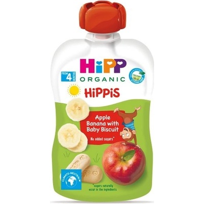 HiPP BIO Hippies Jablko-Banán-Baby sušenky 6 x 100 g – Zboží Mobilmania