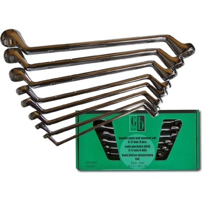 GK Tools sada očkových klíčů 6-22 mm 8 dílů chrom P16831