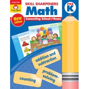 Skill Sharpeners: Math, Prek Workbook | Evan-Moor Educational Publishers (ISBN: 9781629389844)
