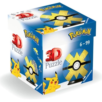 Ravensburger 3D Пъзел Ravensburger от 54 части - Pokemon: Quick Ball (11580)