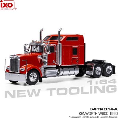 Kenworth W900 1990 ČervenáIXO 1:64