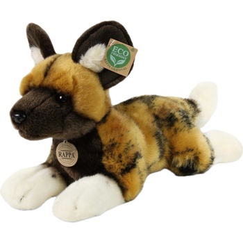 Rappa Плюшена играчка Rappa Еко приятели - Африканско диво куче, лежащо, 34 cm (243514)