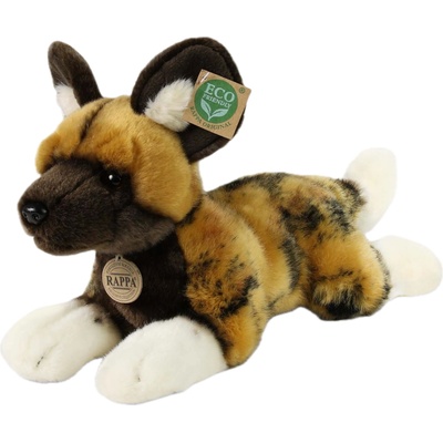 Rappa Плюшена играчка Rappa Еко приятели - Африканско диво куче, лежащо, 34 cm (243514)