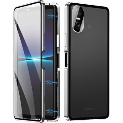 PROTEMIO 83505 Magnetický kryt 360 pro Sony Xperia 10 VI stříbrný – Zboží Živě