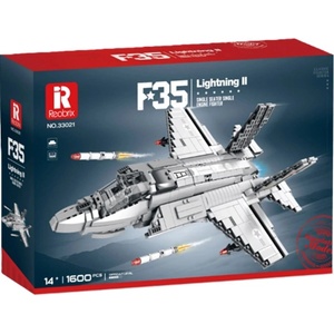 Reobrix Конструктор Reobrix - Самолет F35 Lightning II, 1600 части (33021)