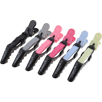 Sibel Gator 6ks klipy do vlasov 11cm, rôzne farby