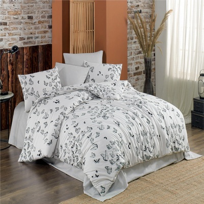 Brotex obliečky bavlna Butterfly white 140x220 70x90