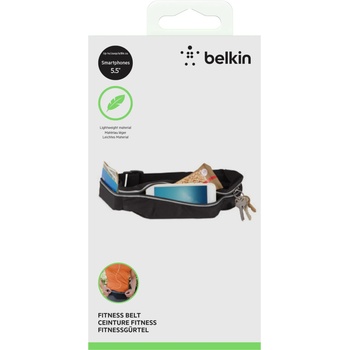 Image 1 of Belkin Fitness Belt за iPhone 6/6S, 6/6S Plus & смартфон * Цвят: черен