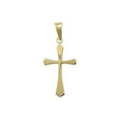 Infinitysilver Stříbrný pozlacený přívěsek křížek 441358G