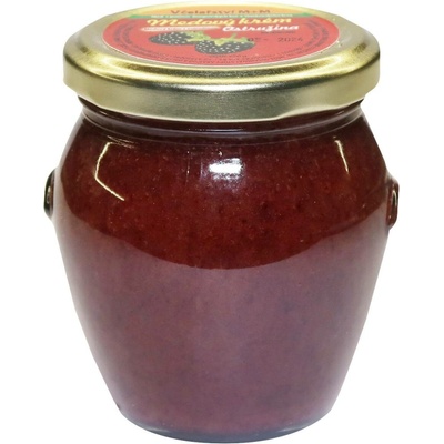 Včelařství M+M medový krém s ostružinami 250 g