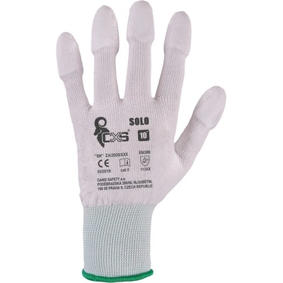 CANIS SAFETY a. s Cxs solo / Ръкавици, потопени в полиуретан - бели 8 (344000210008)
