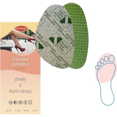 Dr. Grepl Vložky CARBON antibakter. dámská půlstélka