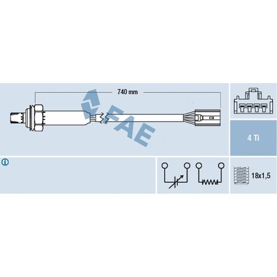 Lambda sonda FAE 77189
