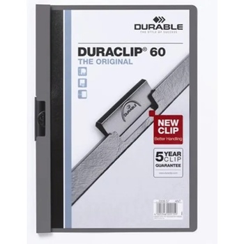 DURABLE Издръжлива папка с клипс Duraclip A4, 60 листа, черна 220901 (220901)