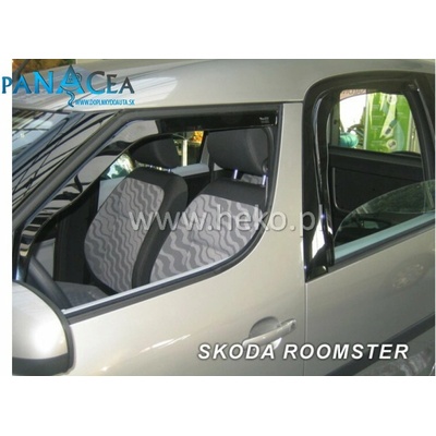 Deflektory Heko Škoda Roomster 2006 predné + zadné