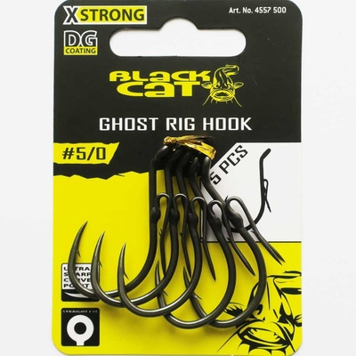 Black Cat GHOST Rig Hook DG coating vel.5 5 ks