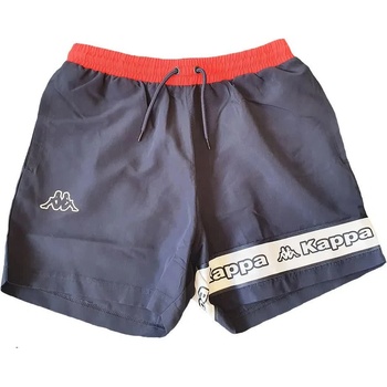 Kappa Бански гащета Kappa Dul Logo Tape swimming shorts - Black (Blue / Red / White / Blue)