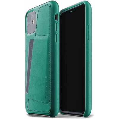 Mujjo Кожен калъф с джоб Mujjo за iPhone 11, светлозелен (MUJJO-CL-006-GR)