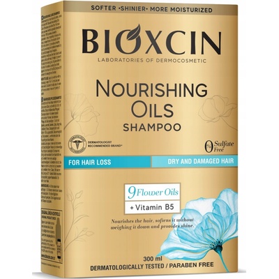 Bioxcin Šampon pro poškozené vlasy s vyživujícími oleji 300 ml
