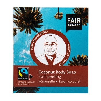 Fair Square mydlo peelingové s kokosom 2 x 80 g