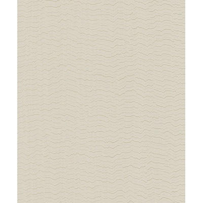 Grandeco BZ3413 Sivo-strieborná vliesová tapeta na stenu, vlnky, rozmery 0,53 x 10,05 m